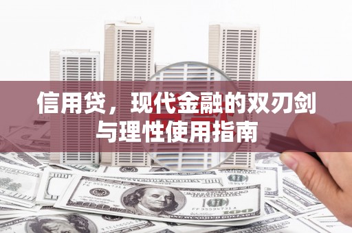 莱山信用贷，现代金融的双刃剑与理性使用指南