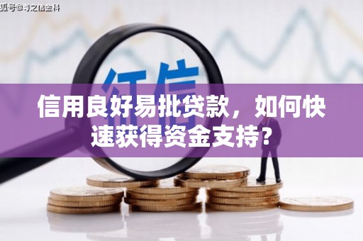 莱山信用良好易批贷款，如何快速获得资金支持？