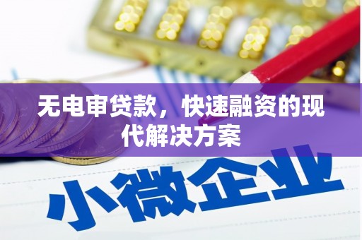 莱山无电审贷款，快速融资的现代解决方案