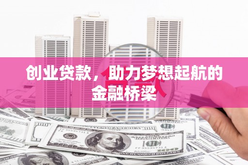 莱山创业贷款，助力梦想起航的金融桥梁