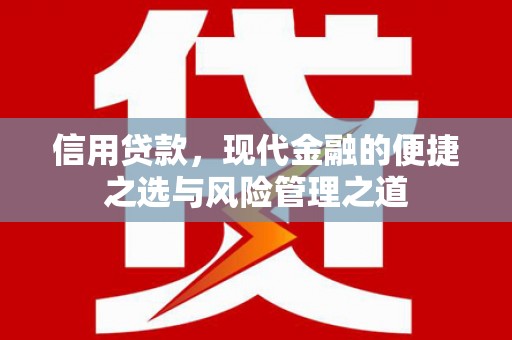 莱山信用贷款，现代金融的便捷之选与风险管理之道
