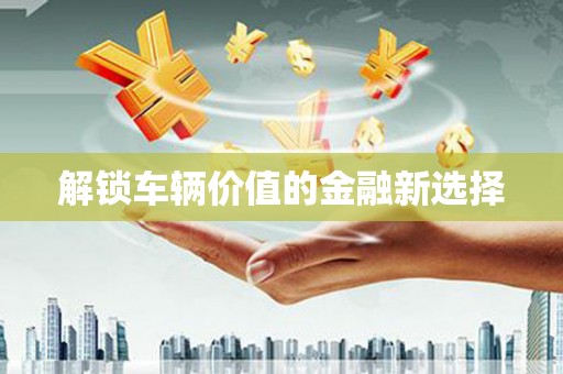 莱山解锁车辆价值的金融新选择