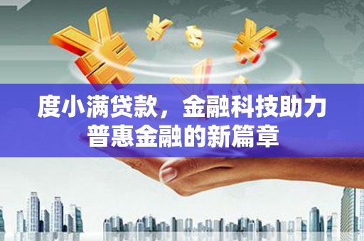 莱山度小满贷款，金融科技助力普惠金融的新篇章