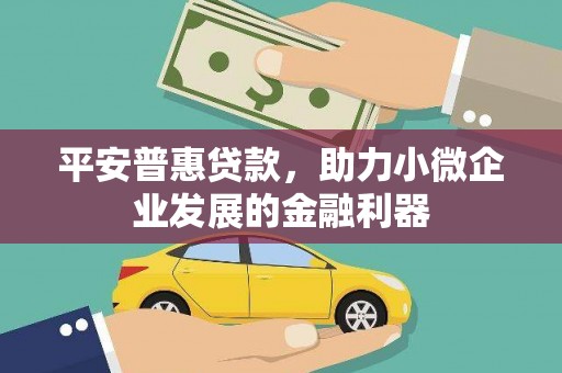 莱山平安普惠贷款，助力小微企业发展的金融利器