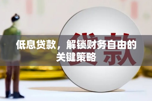 莱山低息贷款，解锁财务自由的关键策略