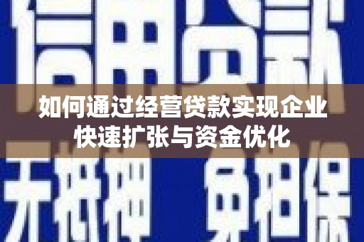 莱山如何通过经营贷款实现企业快速扩张与资金优化