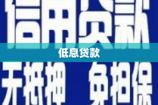 莱山低息贷款