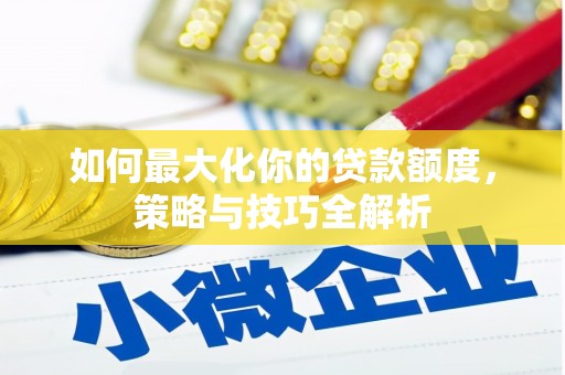 莱山如何最大化你的贷款额度，策略与技巧全解析