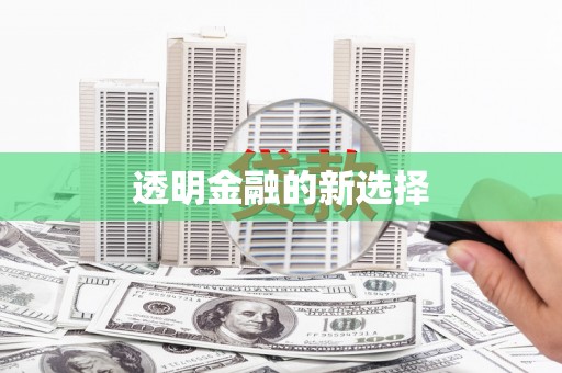 莱山透明金融的新选择