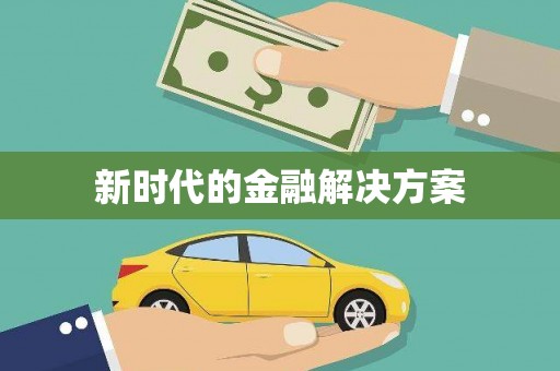 莱山新时代的金融解决方案