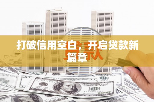 莱山打破信用空白，开启贷款新篇章