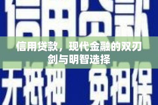 莱山信用贷款，现代金融的双刃剑与明智选择
