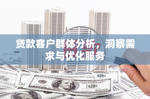 莱山贷款客户群体分析，洞察需求与优化服务